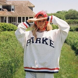PARKE Vintage Varsity Crewneck Sweatshirt